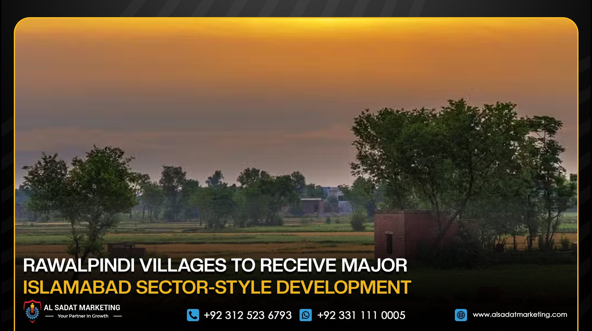 Rawalpindi Villages to Receive Major Islamabad Sector-Style Development
