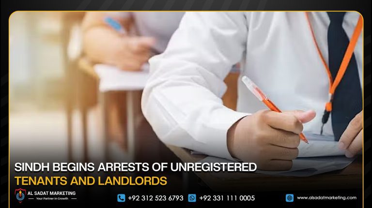Sindh Begins Arrests of Unregistered Tenants and Landlords