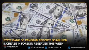 State Bank of Pakistan Reports $6 Million Increase in Foreign Reserves This Week