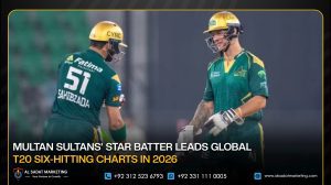 Multan Sultans’ Star Batter Leads Global T20 Six-Hitting Charts in 2026