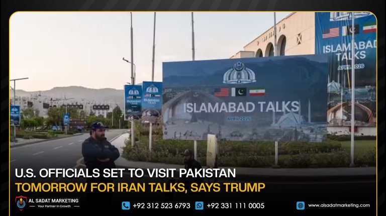 U.S. Officials Set to Visit Pakistan Tomorrow for Iran Talks, Says Trump
