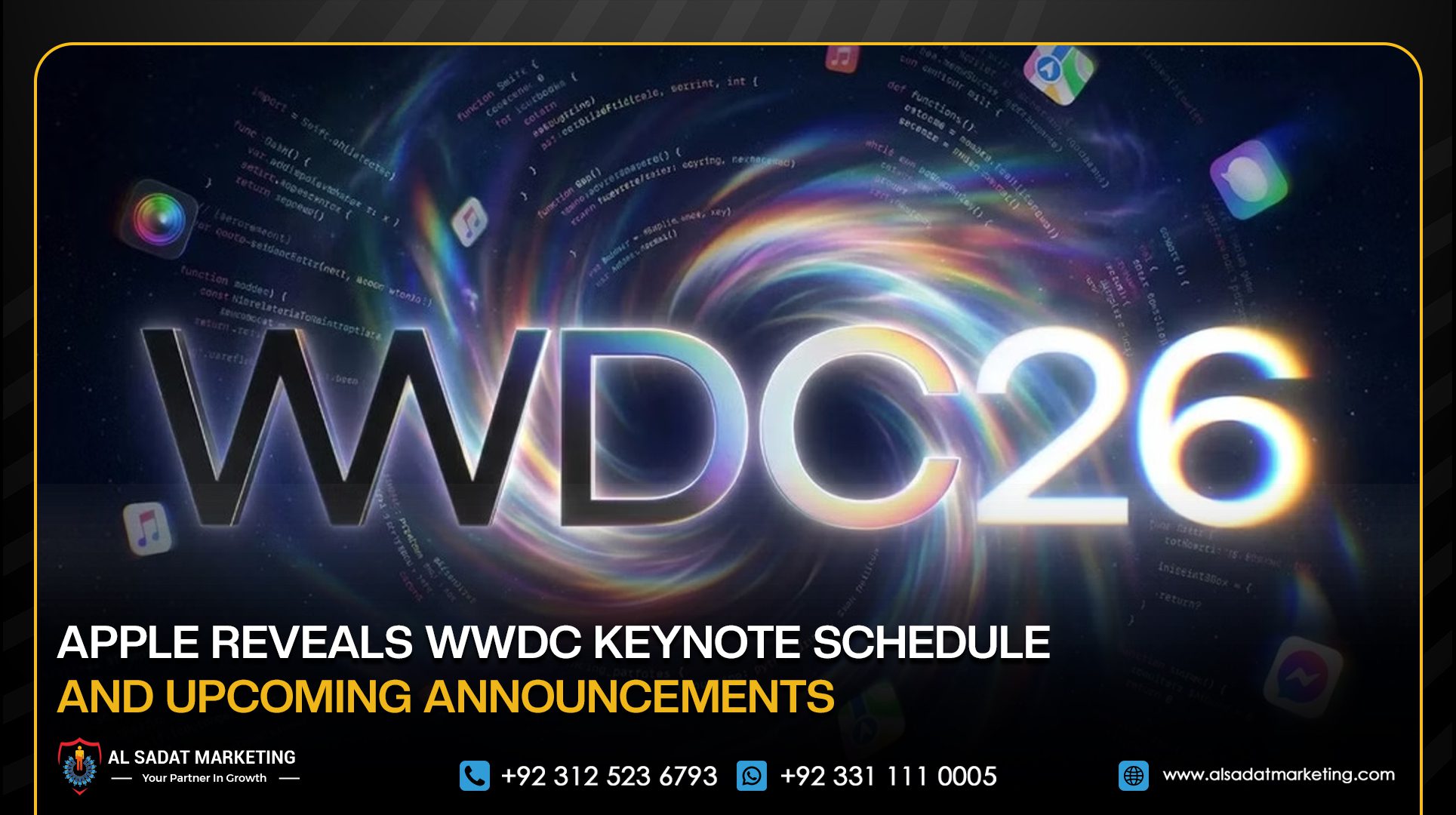 Apple has officially announced that its annual Worldwide Developers Conference (WWDC) will begin on June 8 and run through June 12.