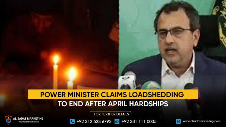 Power Minister Claims Loadshedding to End After April Hardships