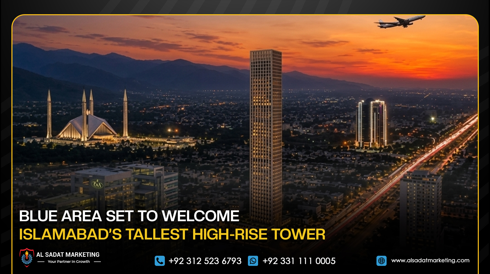 Blue Area Set to Welcome Islamabad’s Tallest High-Rise Tower