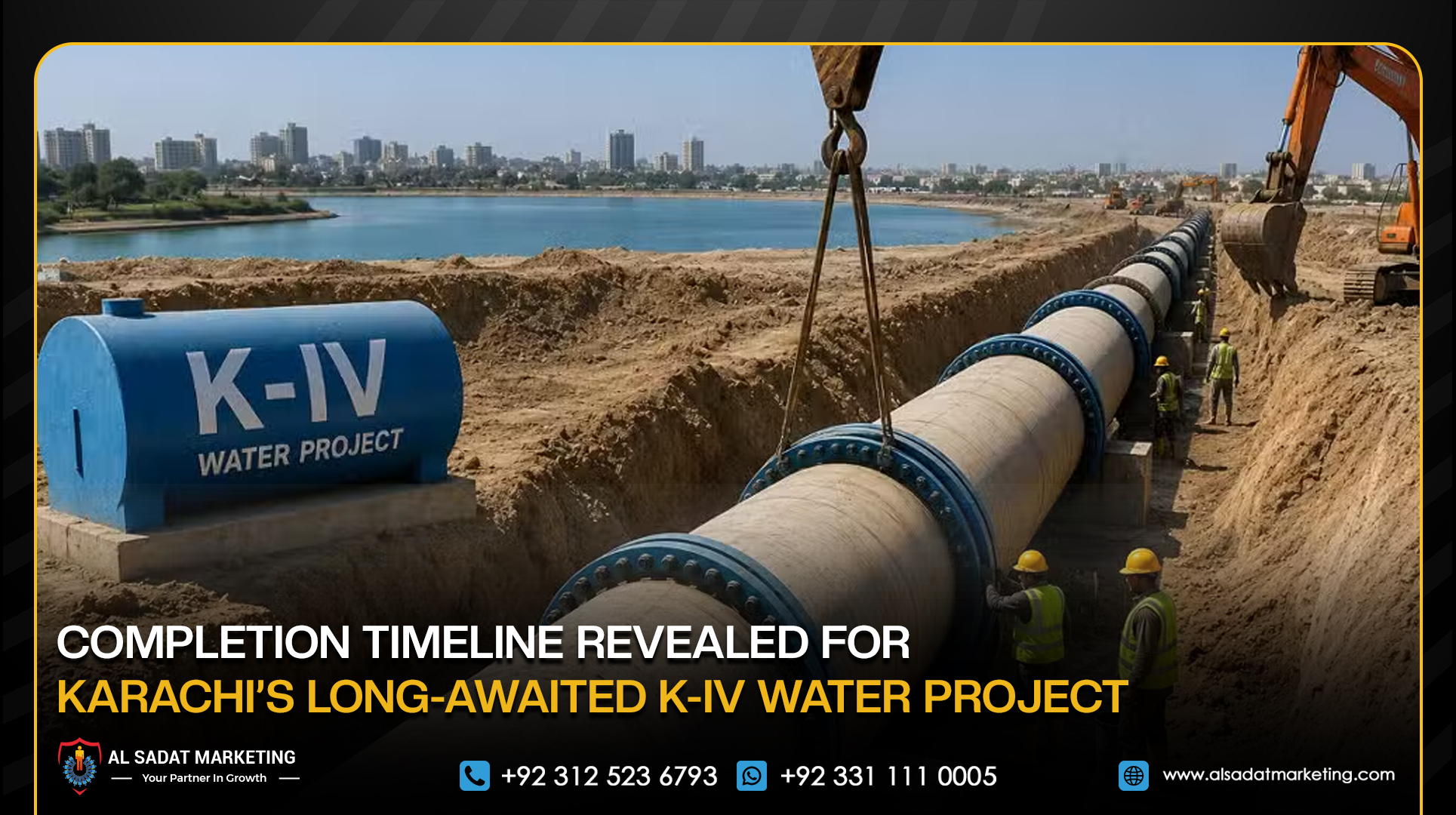 Completion Timeline Revealed for Karachi’s Long-Awaited K-IV Water Project