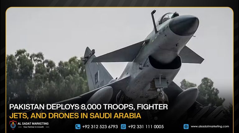 Pakistan Deploys 8,000 Troops, Fighter Jets, and Drones in Saudi Arabia