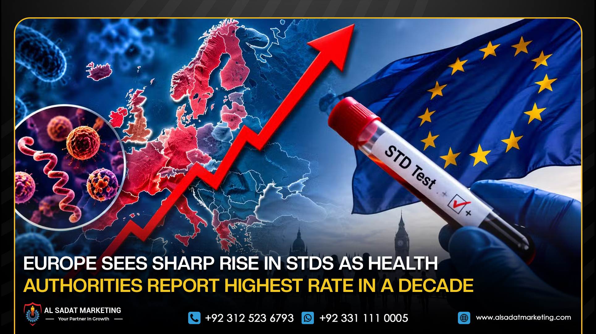 Europe Sees Sharp Rise in STDs as Health Authorities Report Highest Rate in a Decade