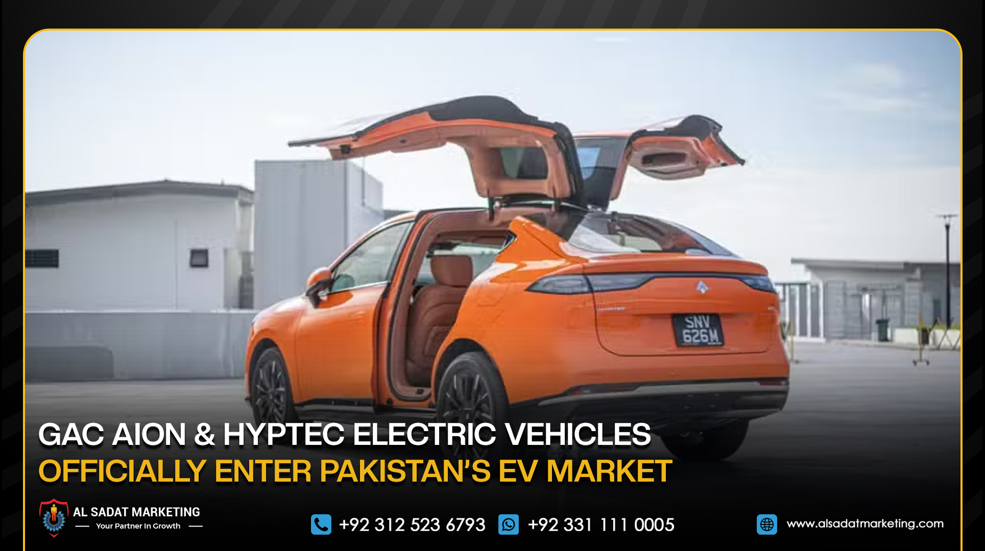 GAC Aion & Hyptec Electric Vehicles Officially Enter Pakistan’s EV Market