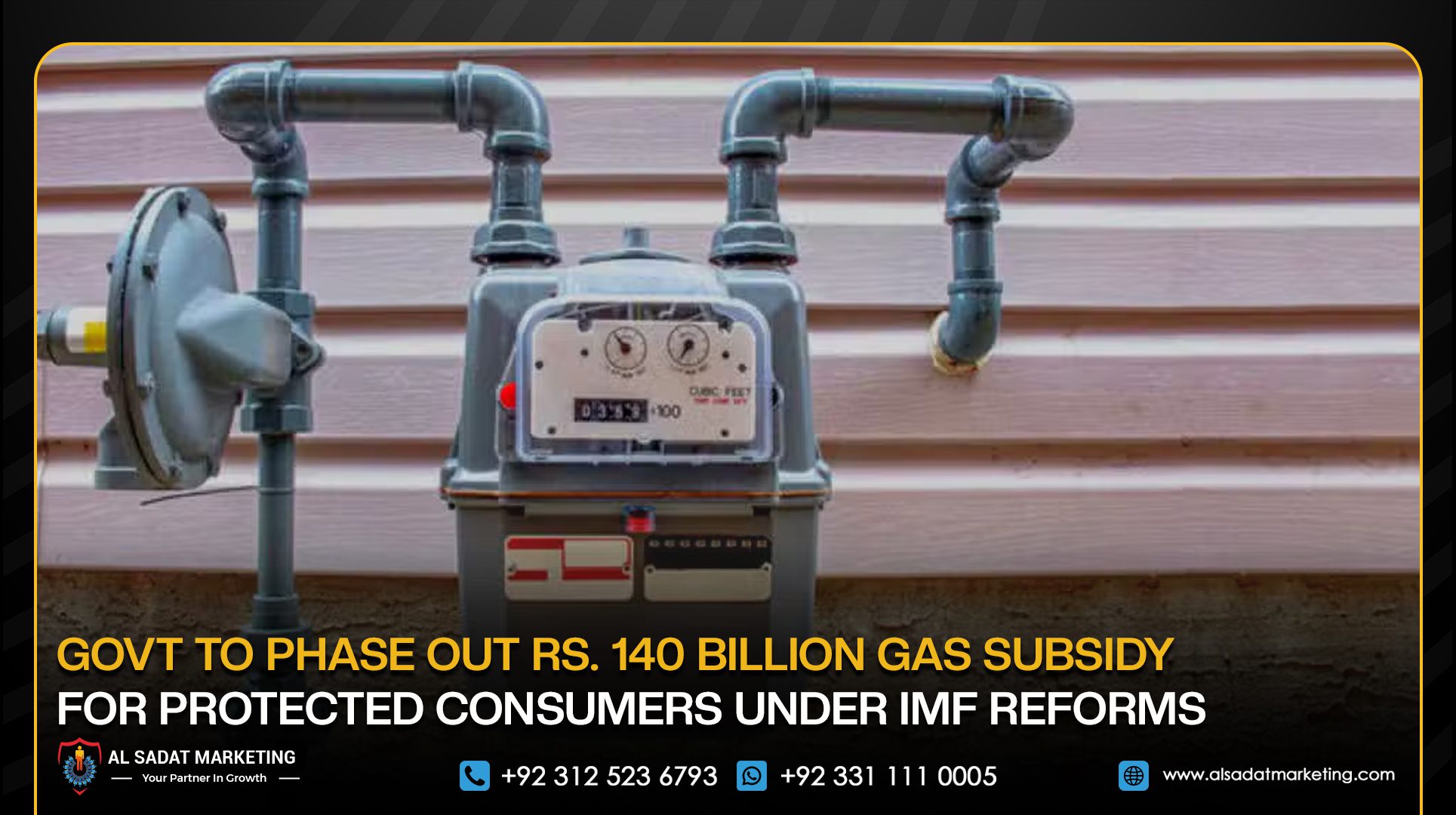 Govt to Phase Out Rs. 140 Billion Gas Subsidy for Protected Consumers Under IMF Reforms