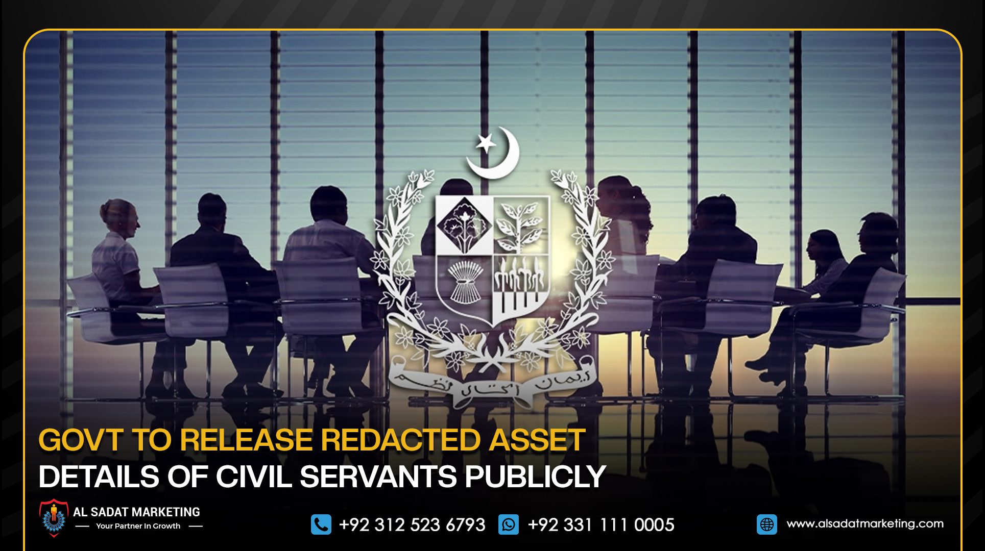 Govt to Release Redacted Asset Details of Civil Servants Publicly