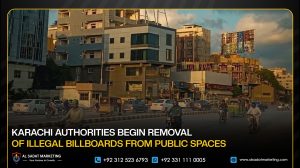 Karachi Authorities Begin Removal of Illegal Billboards From Public Spaces