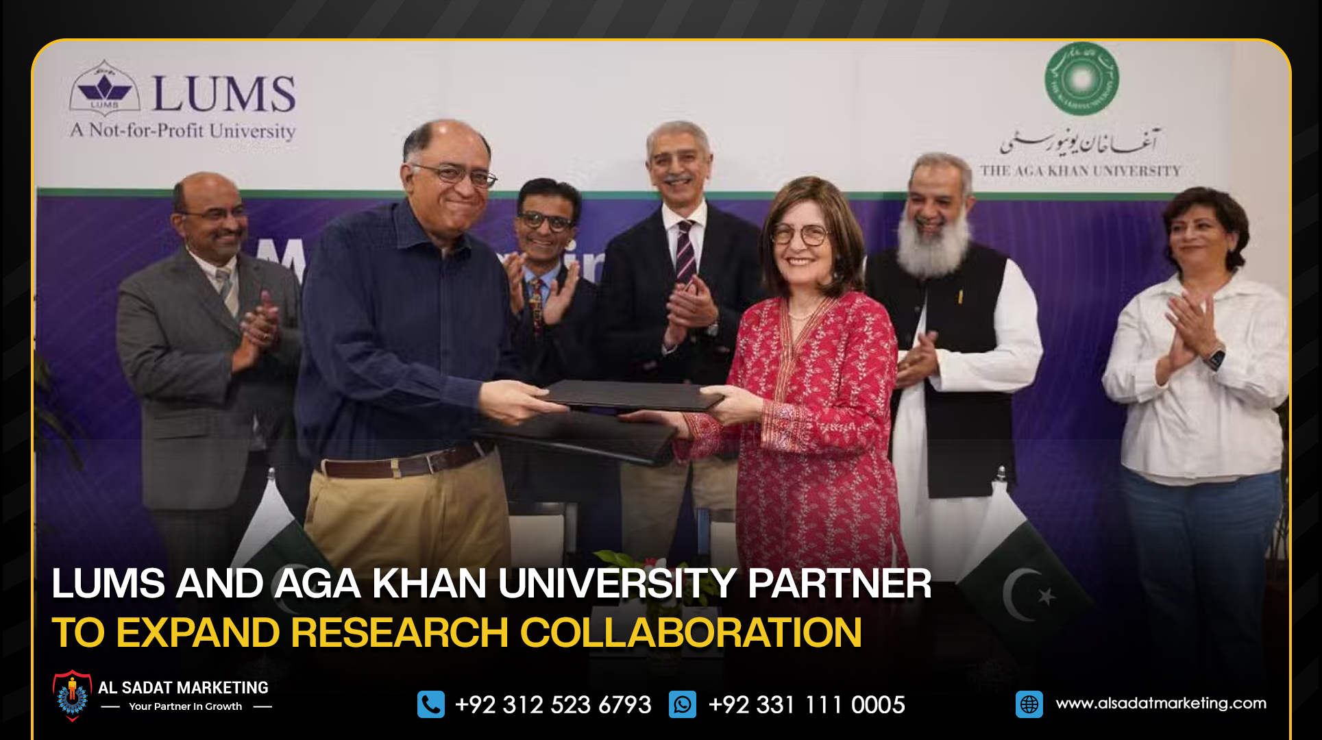LUMS and Aga Khan University Partner to Expand Research Collaboration