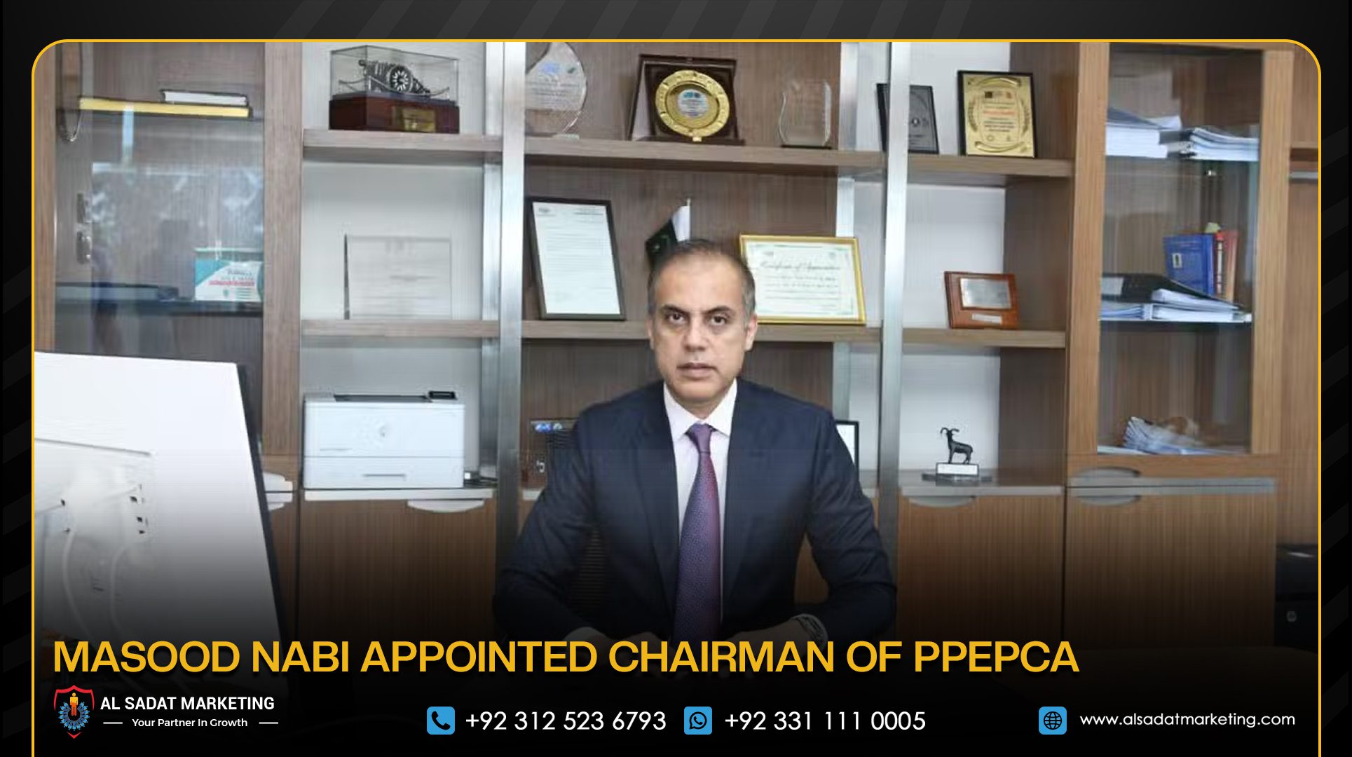 Masood Nabi Appointed Chairman of PPEPCA