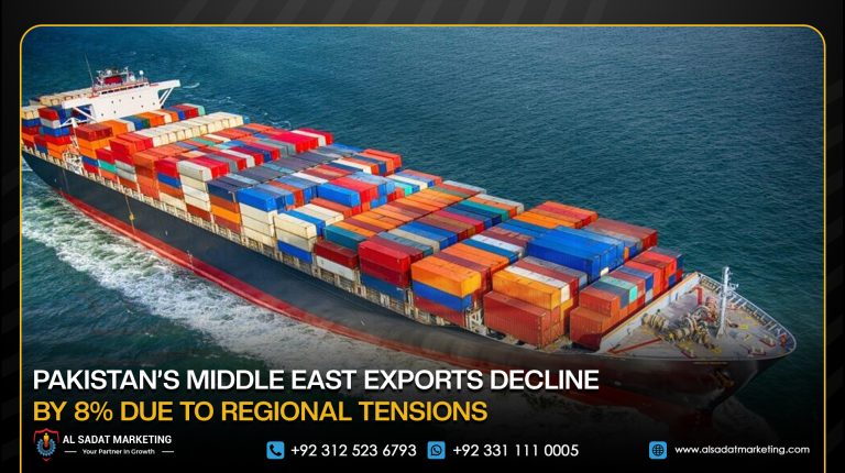 Pakistan’s Middle East Exports Decline by 8% Due to Regional Tensions