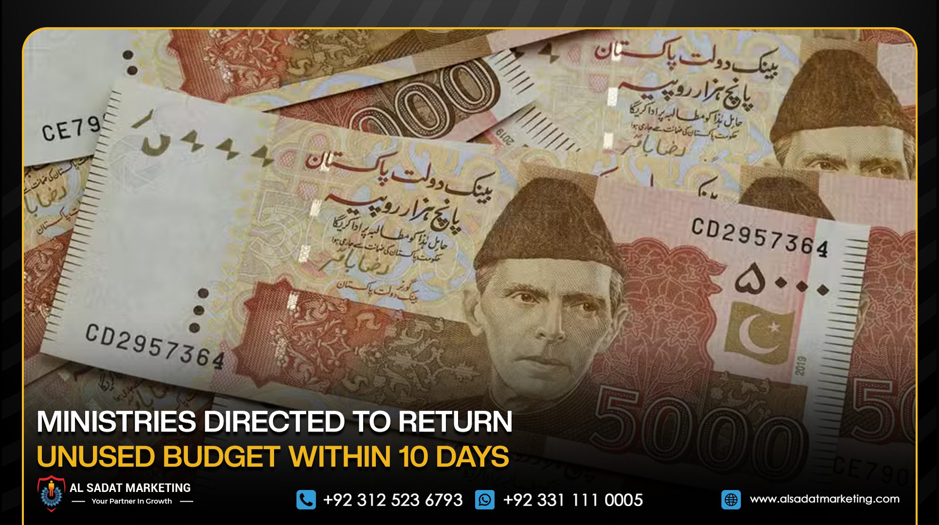 Ministries Directed to Return Unused Budget Within 10 Days