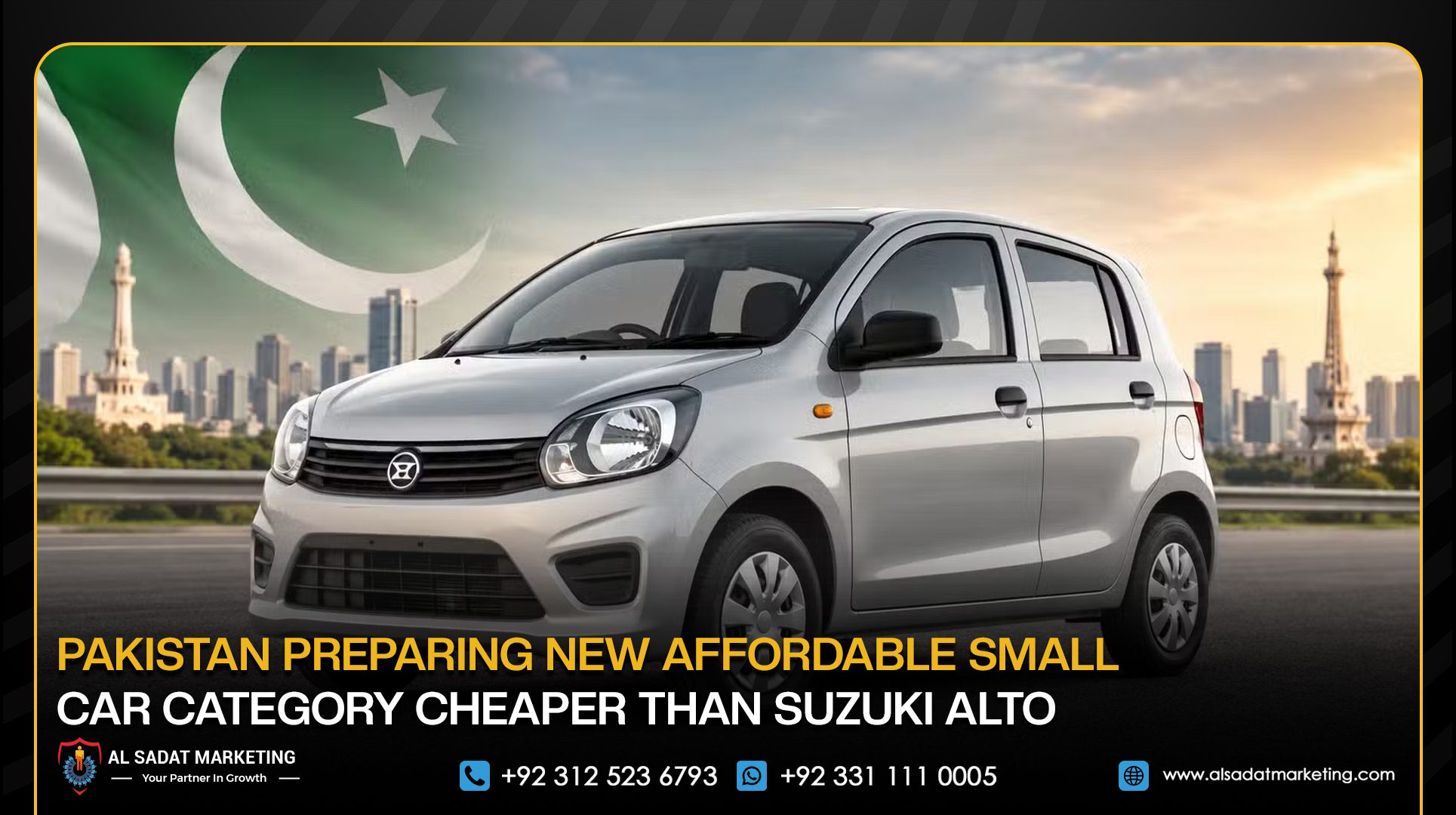 Pakistan Preparing New Affordable Small Car Category Cheaper Than Suzuki Alto