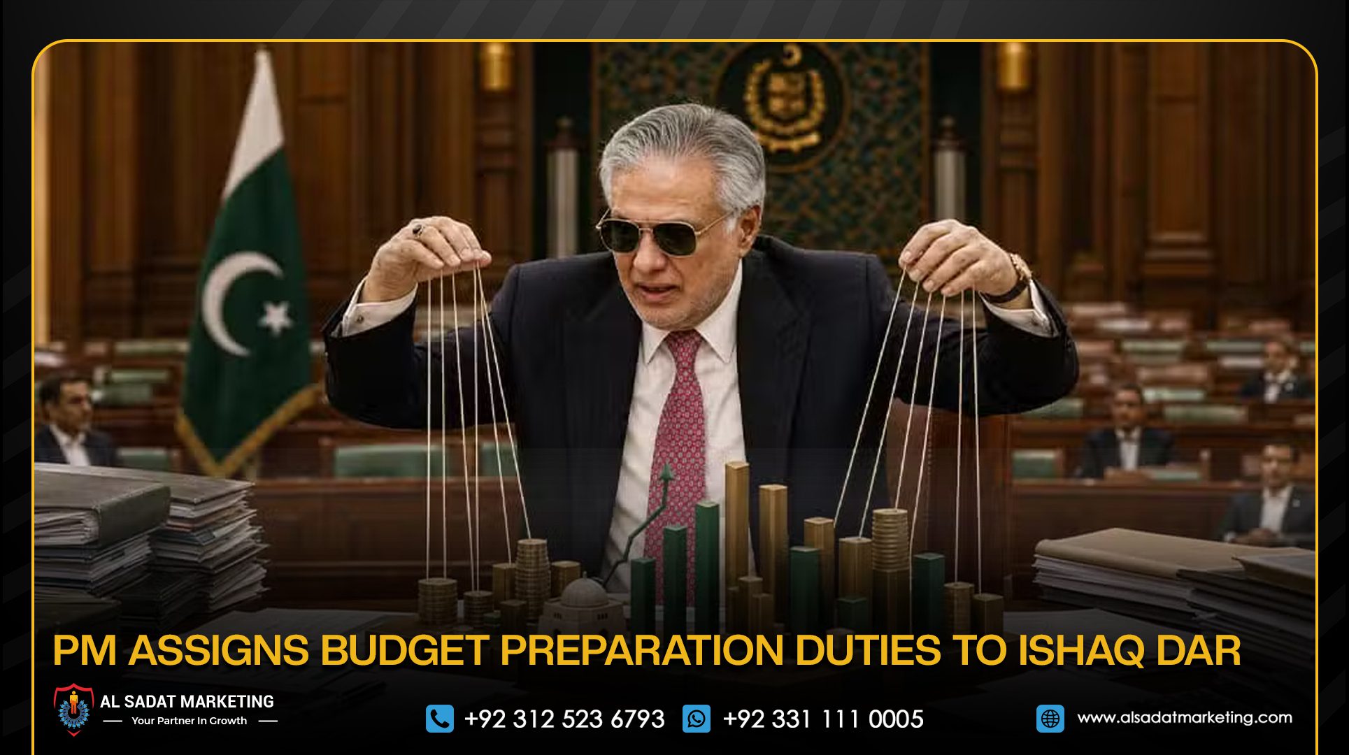 PM Assigns Budget Preparation Duties to Ishaq Dar