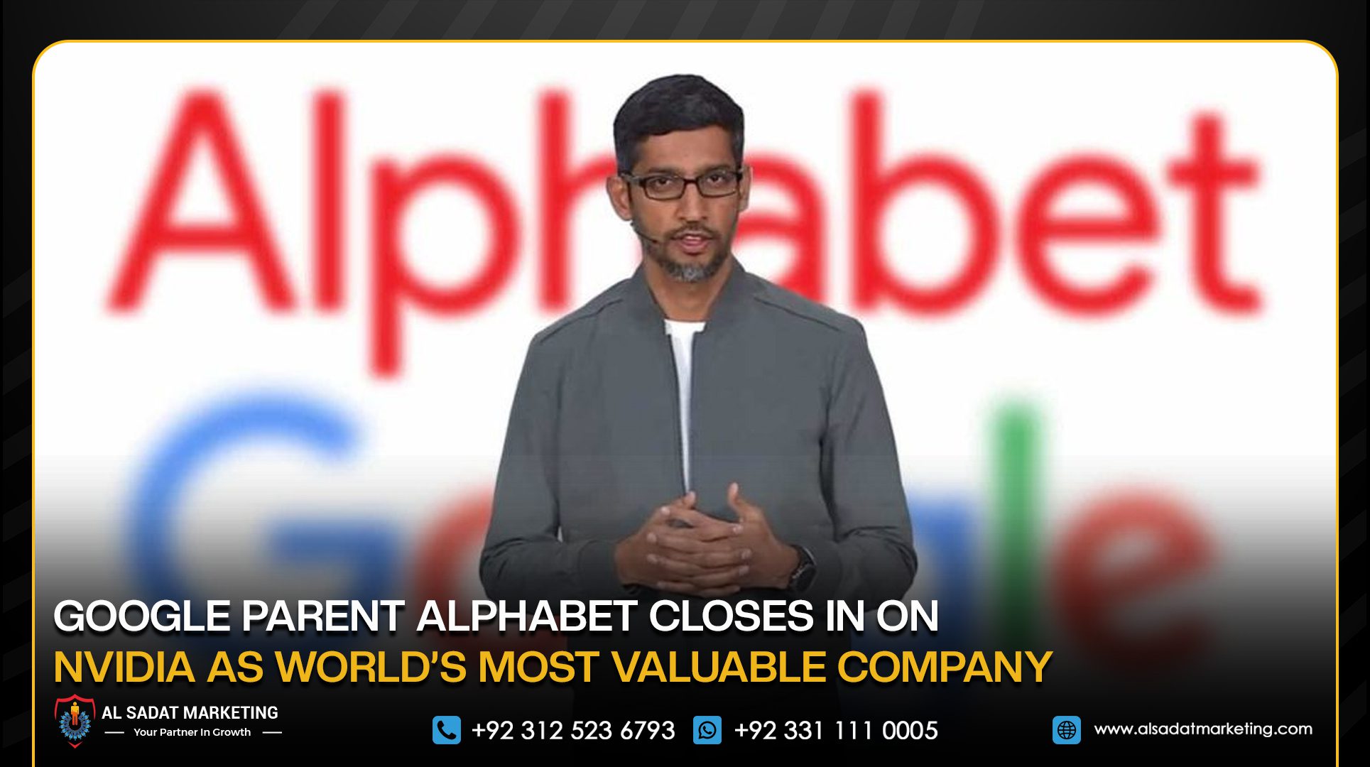 Google Parent Alphabet Closes In on Nvidia as World’s Most Valuable Company