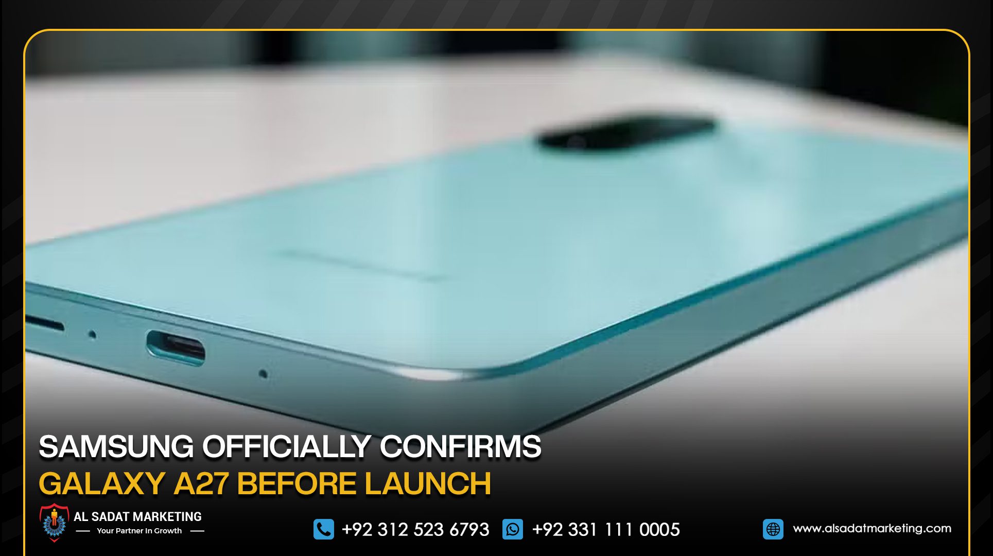Samsung Officially Confirms Galaxy A27 Before Launch