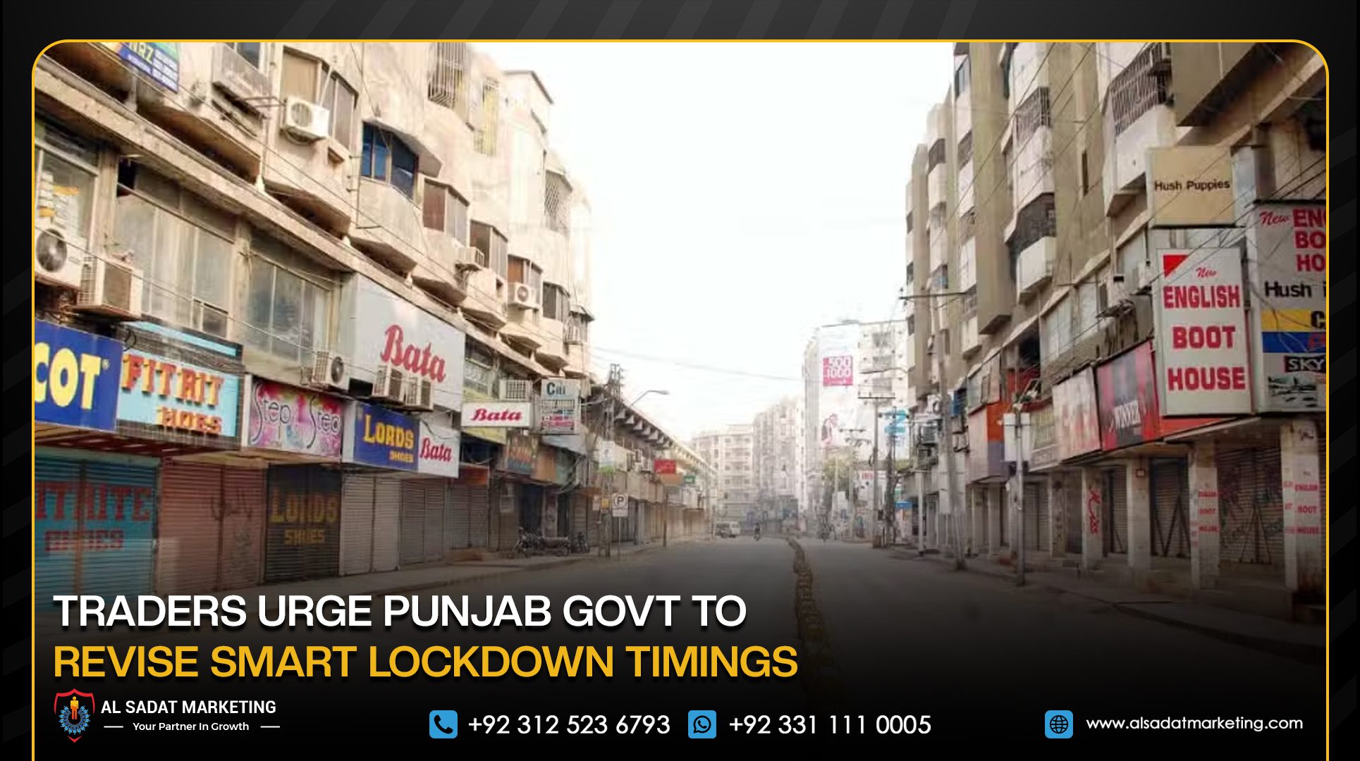 Traders Urge Punjab Govt to Revise Smart Lockdown Timings