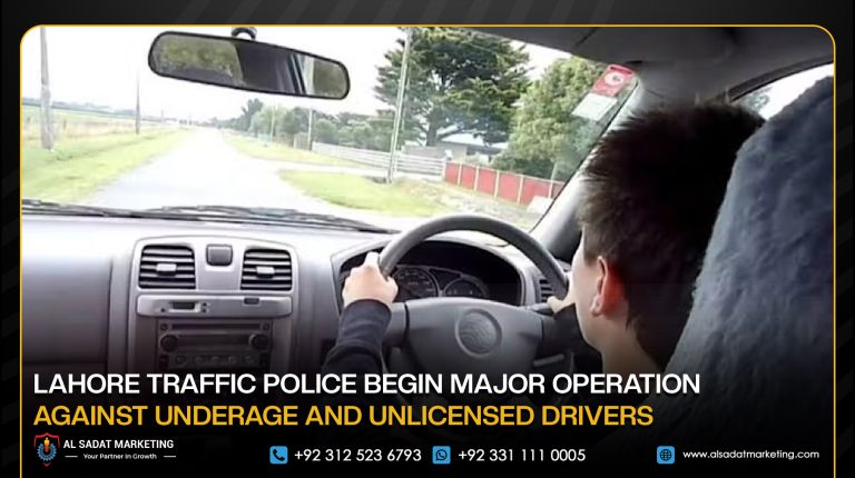 Lahore Traffic Police Begin Major Operation Against Underage and Unlicensed Drivers