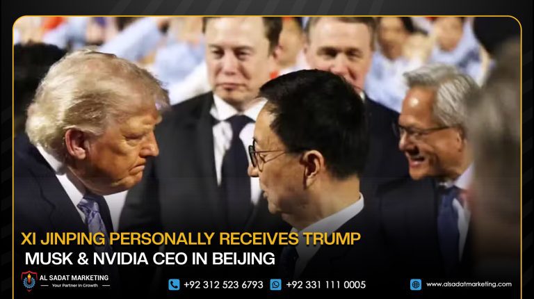 Xi Jinping Personally Receives Trump, Musk & Nvidia CEO in Beijing