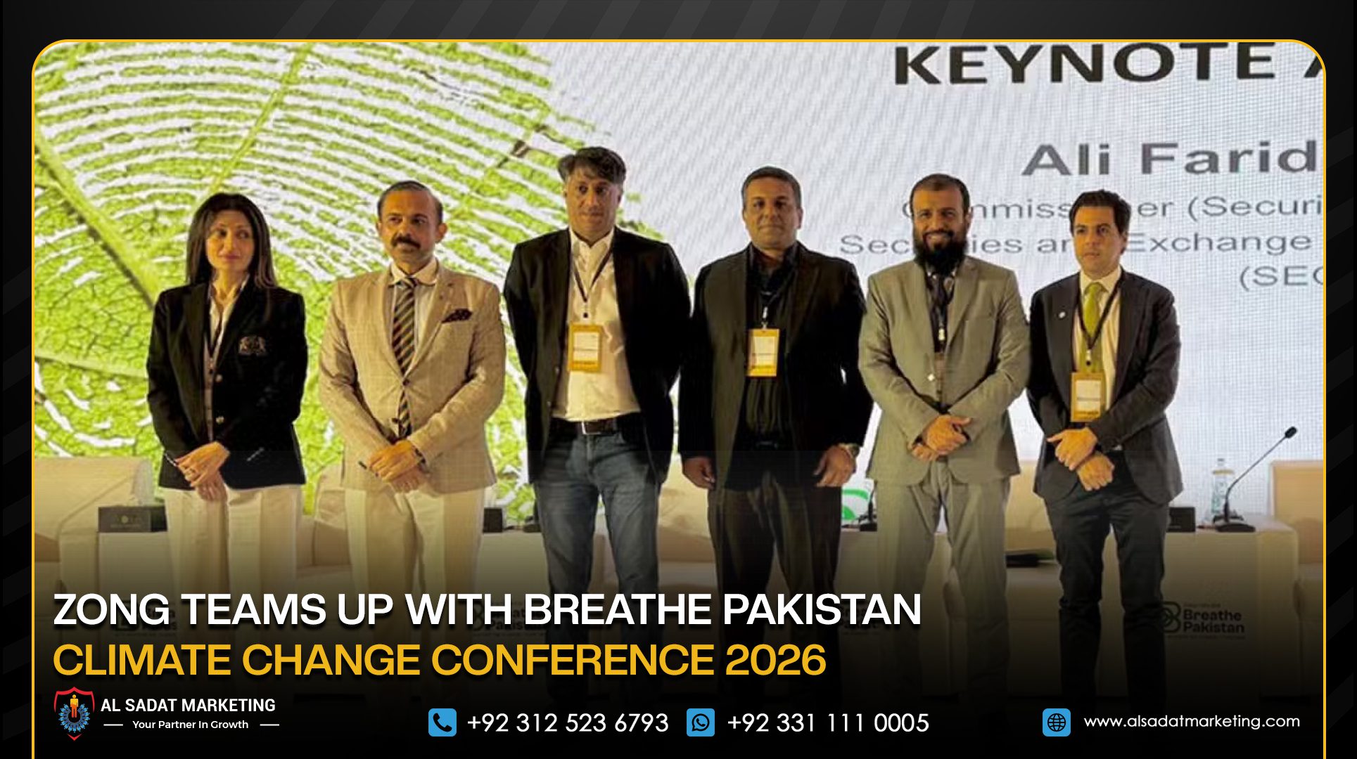 Zong Teams Up With Breathe Pakistan Climate Change Conference 2026