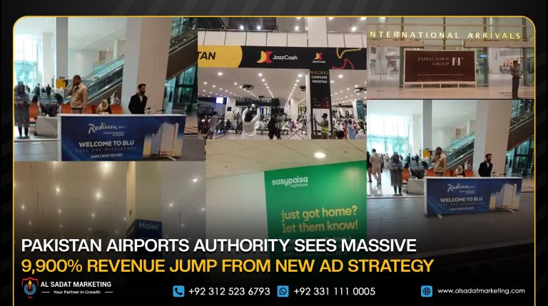 Pakistan Airports Authority Sees Massive 9,900% Revenue Jump From New Ad Strategy