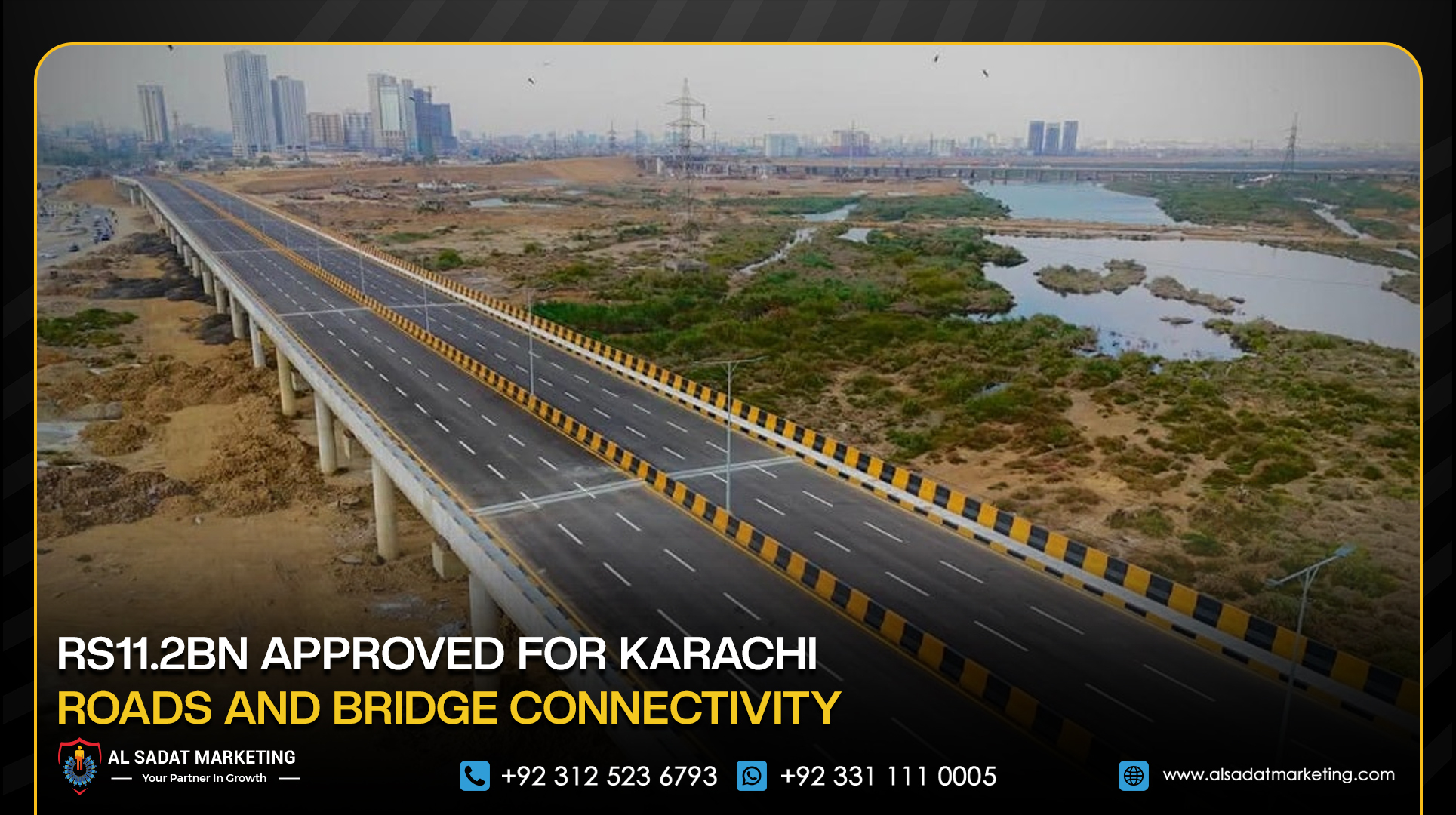 Rs11.2bn Approved for Karachi Roads and Bridge Connectivity