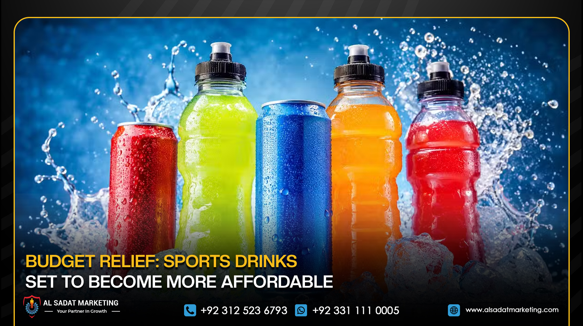 Budget Relief: Sports Drinks Set to Become More Affordable