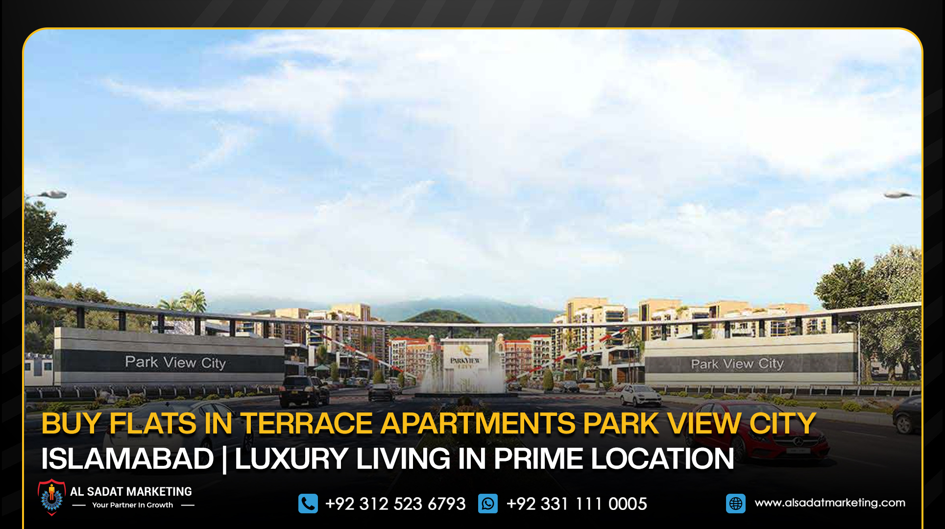Buy Flats in Terrace Apartments Park View City Islamabad | Luxury Living in Prime Location