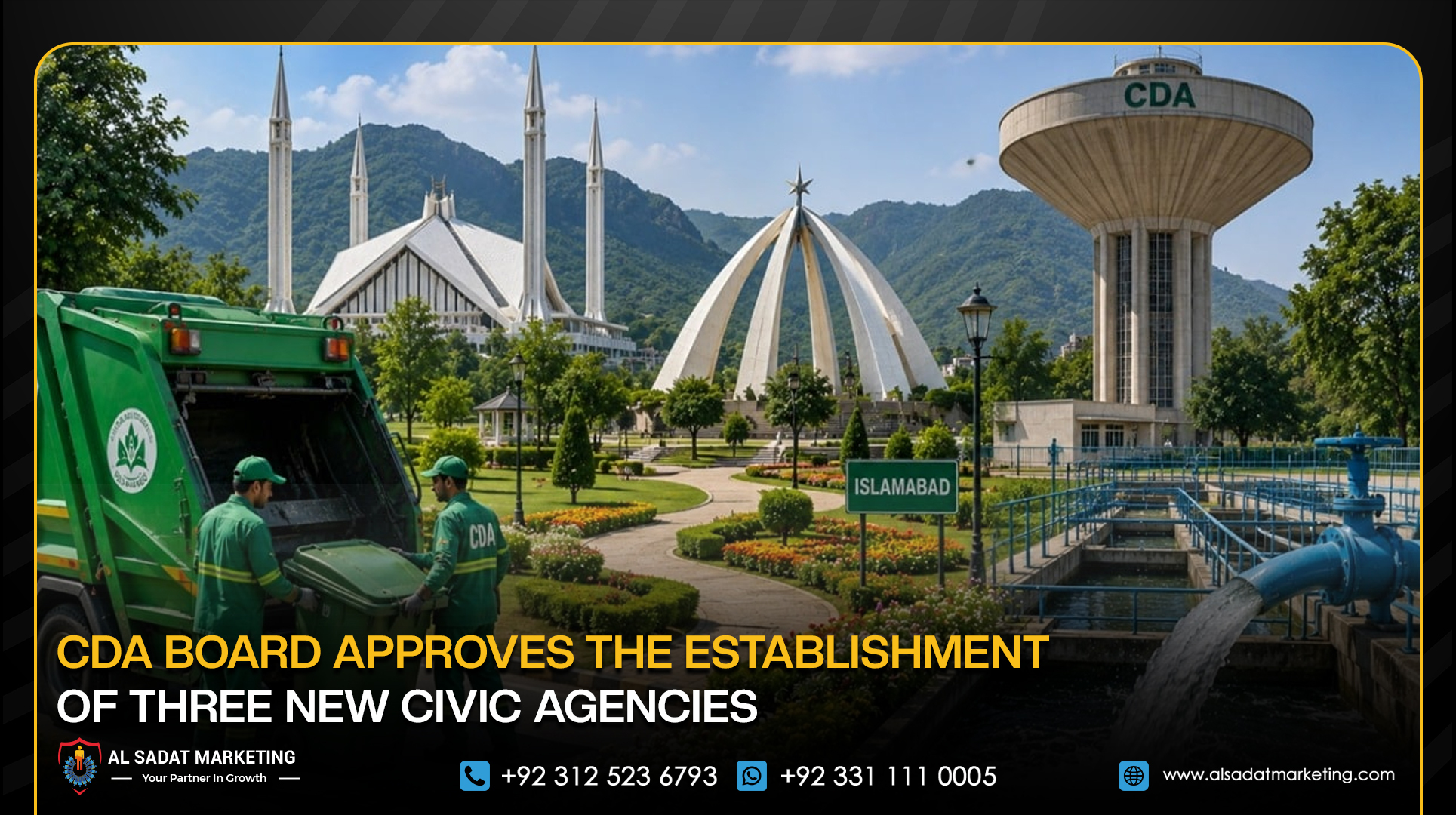 CDA Board Approves the Establishment of Three New Civic Agencies