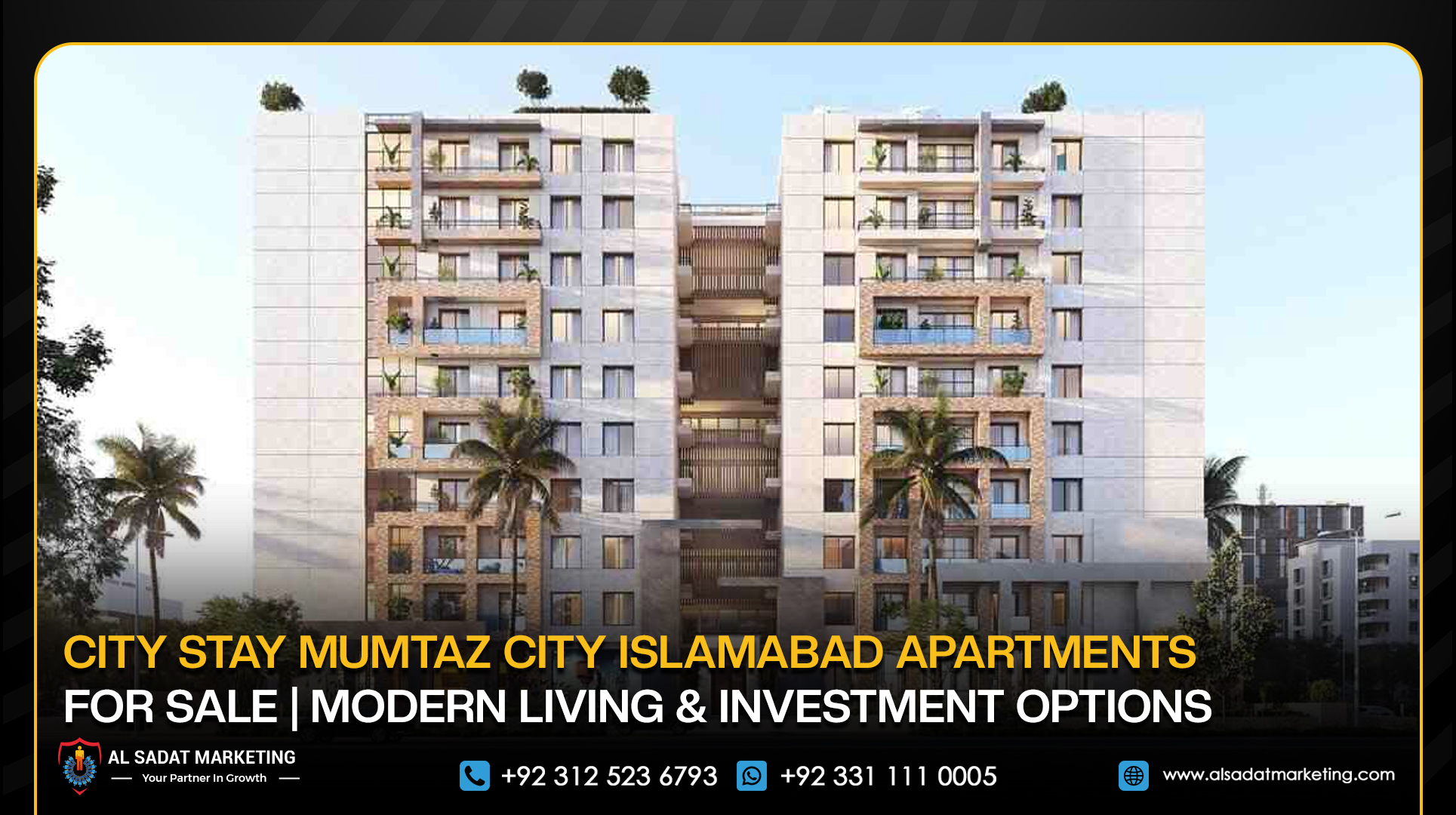 City Stay Mumtaz City Islamabad Apartments for Sale | Modern Living & Investment Options