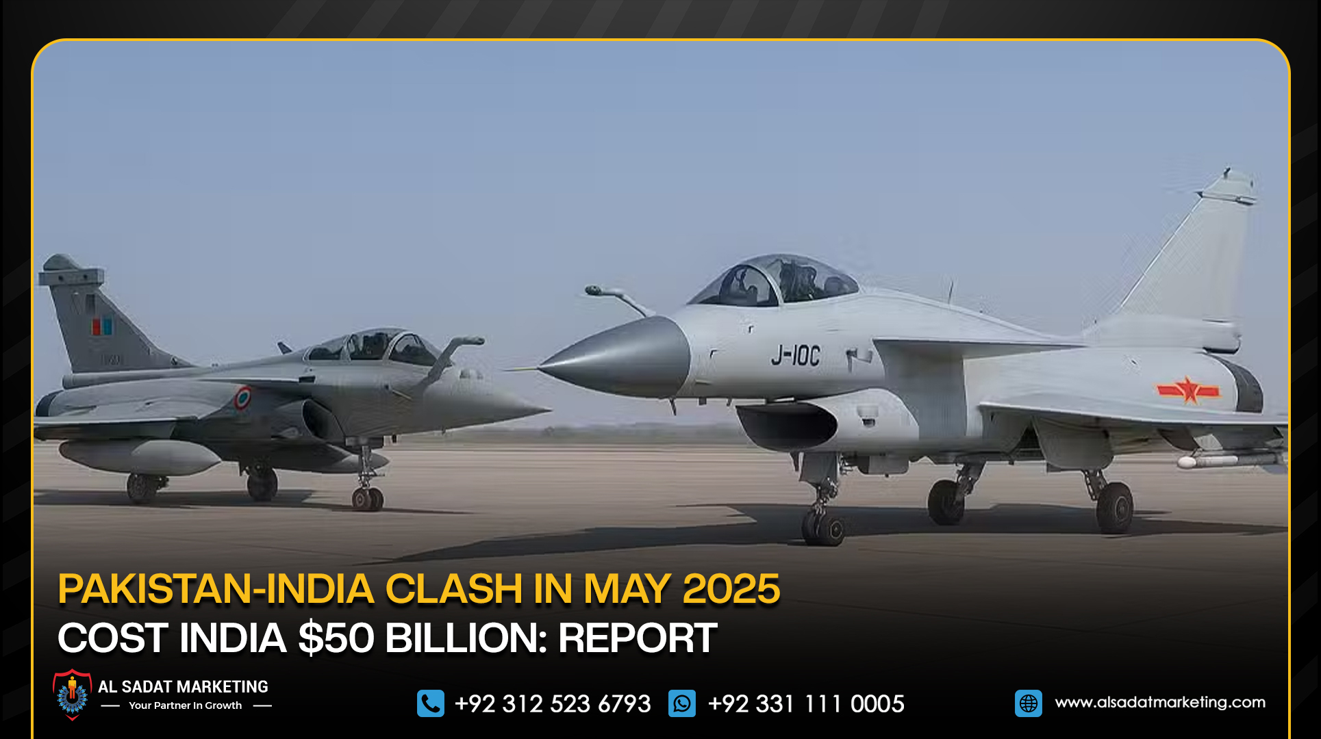Pakistan-India Clash in May 2025 Cost India $50 Billion: Report