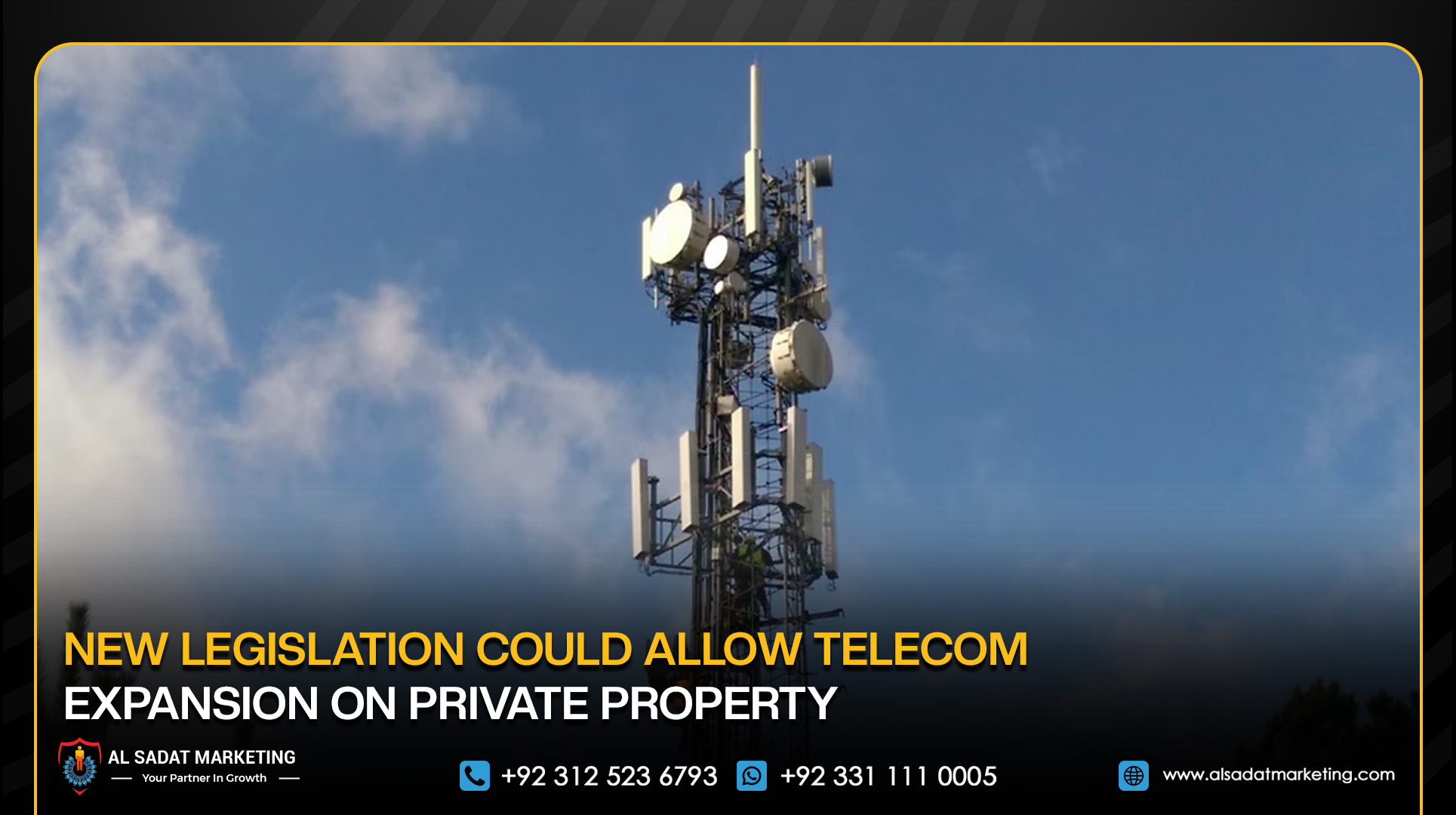 New Legislation Could Allow Telecom Expansion on Private Property