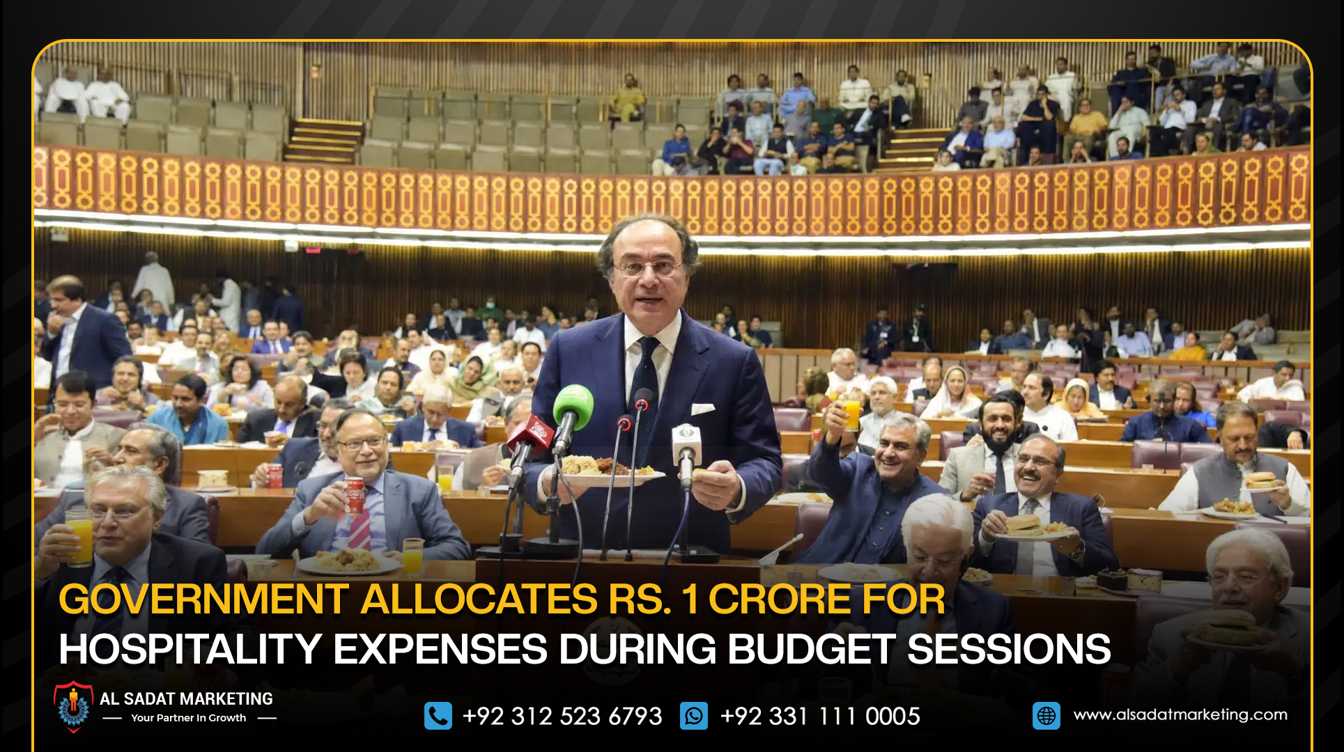 Government Allocates Rs. 1 Crore for Hospitality Expenses During Budget Sessions