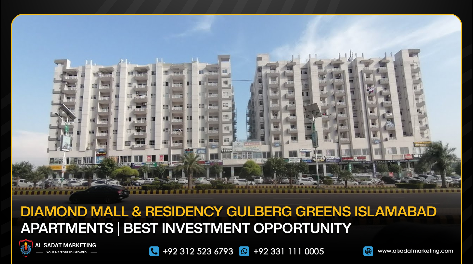 Diamond Mall & Residency Gulberg Greens Islamabad Apartments | Best Investment Opportunity