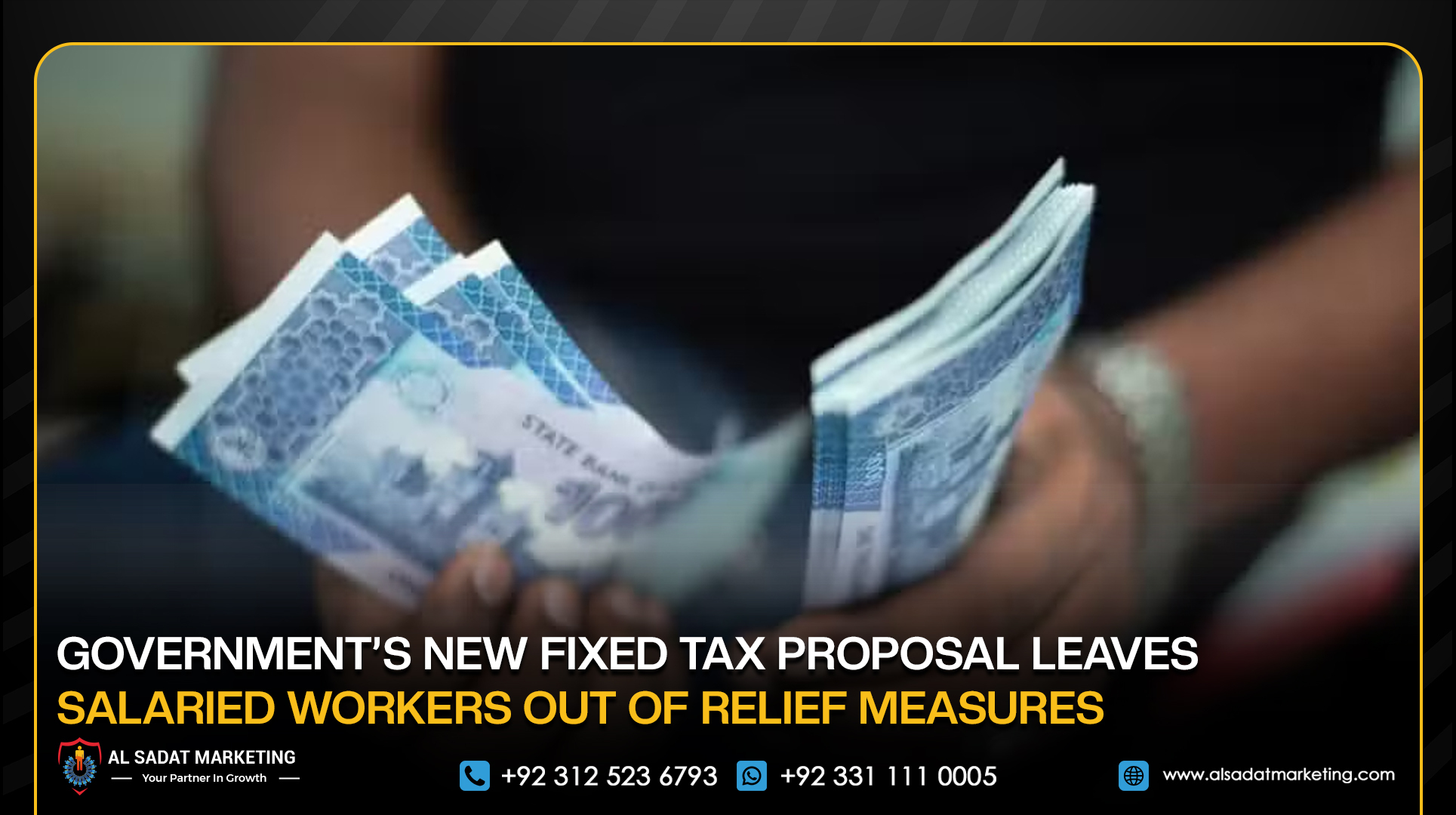 Government’s New Fixed Tax Proposal Leaves Salaried Workers Out of Relief Measures