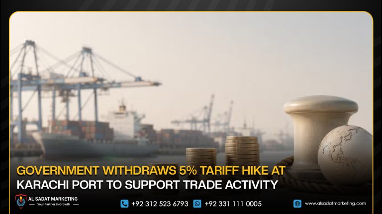 Government Withdraws 5% Tariff Hike at Karachi Port to Support Trade Activity