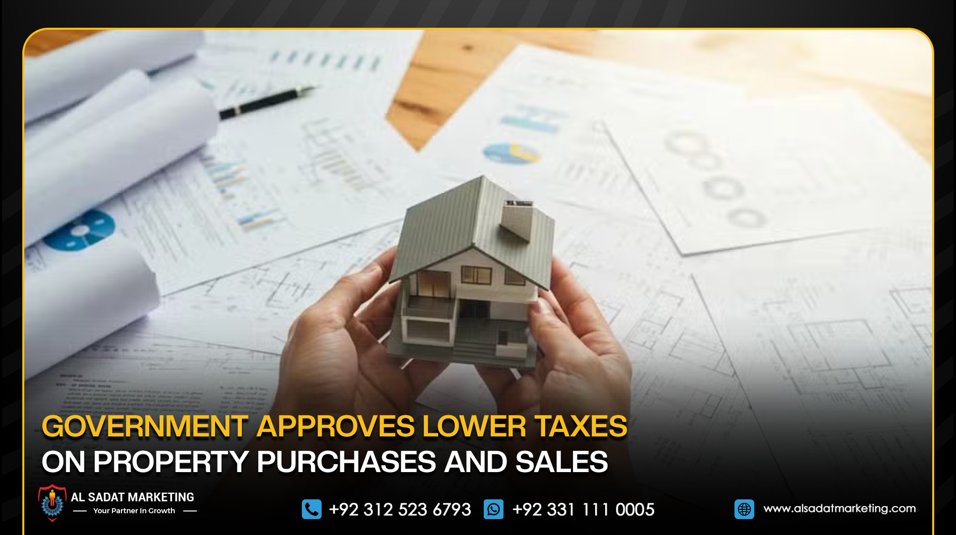 Government Approves Lower Taxes on Property Purchases and Sales