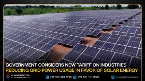 Government Considers New Tariff on Industries Reducing Grid Power Usage in Favor of Solar Energy