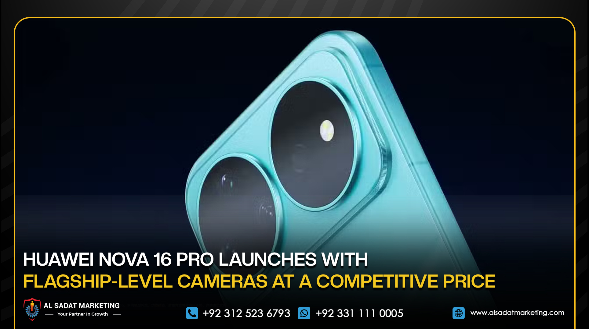 Huawei Nova 16 Pro Launches with Flagship-Level Cameras at a Competitive Price