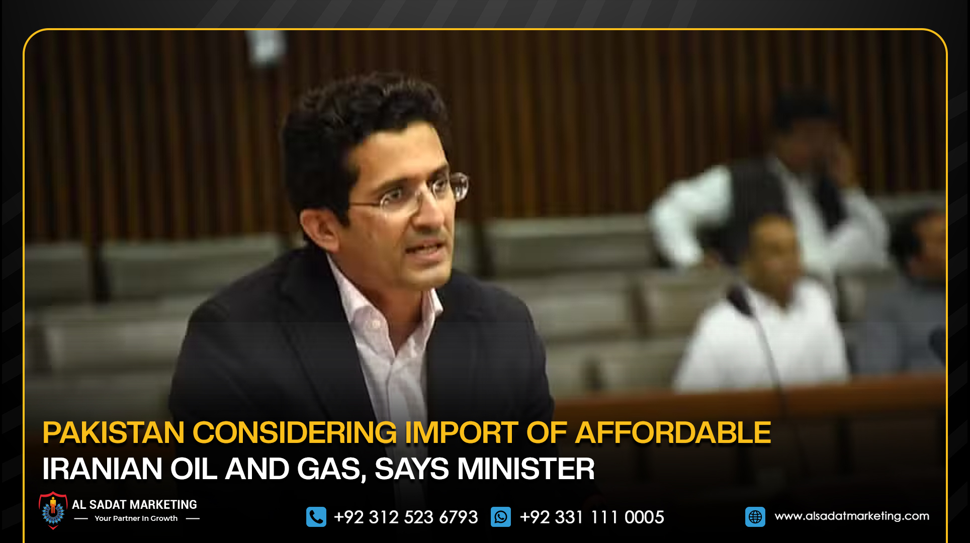 Pakistan Considering Import of Affordable Iranian Oil and Gas, Says Minister