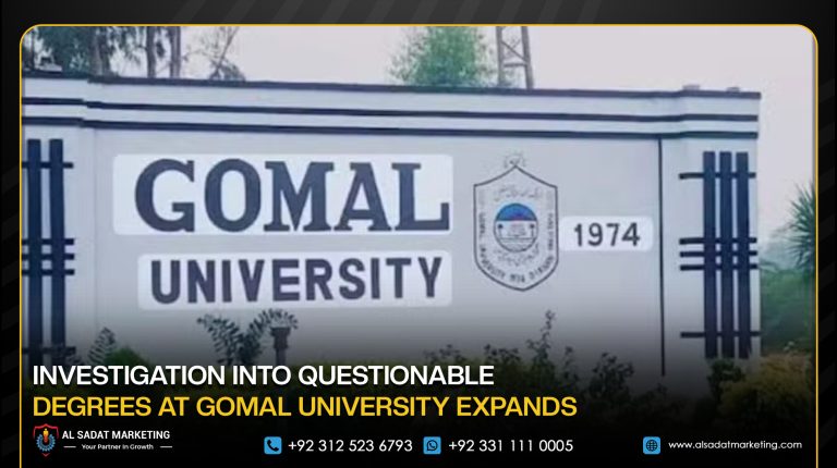 Investigation Into Questionable Degrees at Gomal University Expands