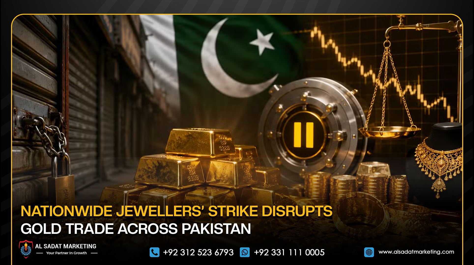 Nationwide Jewellers’ Strike Disrupts Gold Trade Across Pakistan