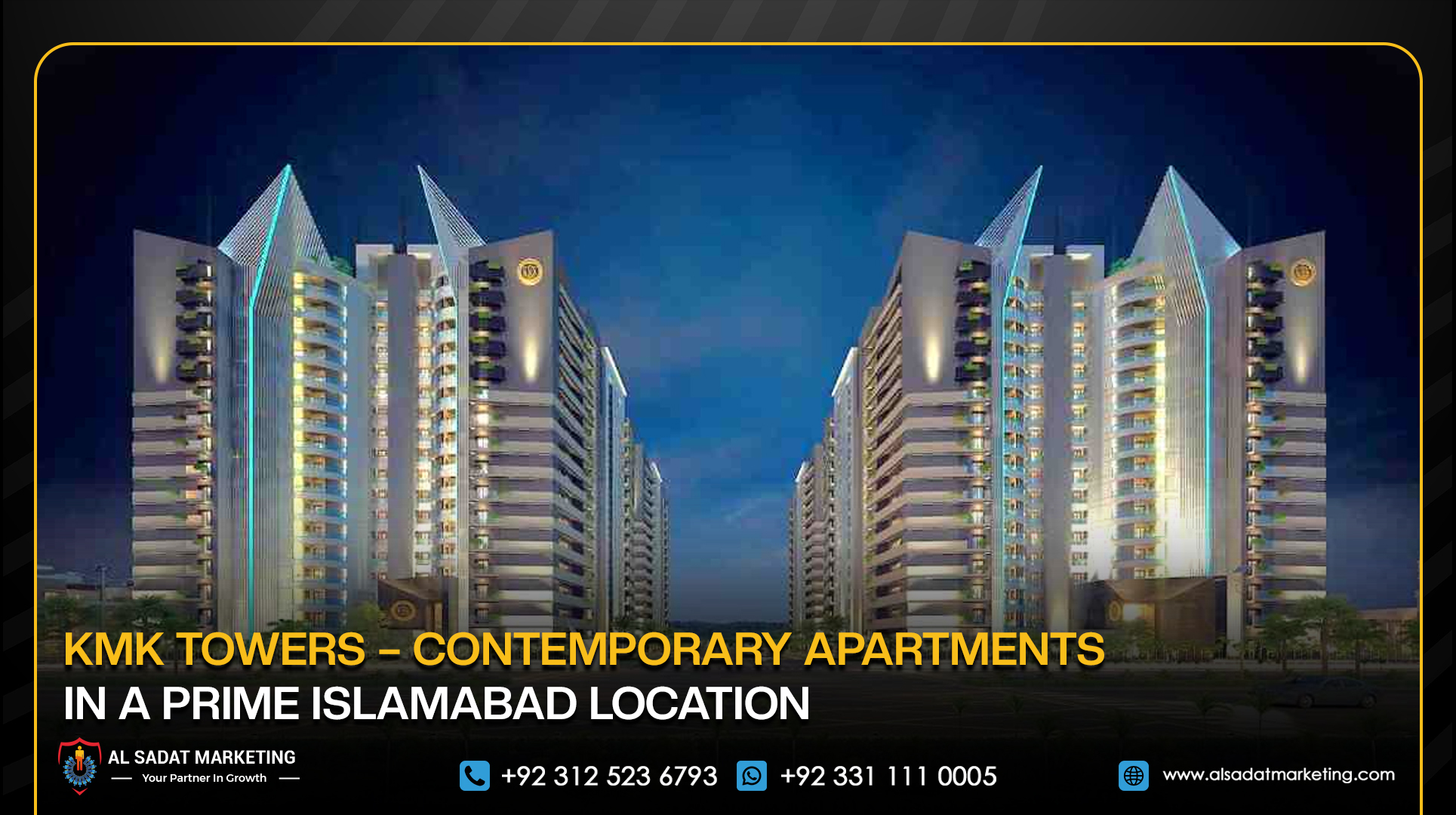 KMK Towers – Contemporary Apartments in a Prime Islamabad Location