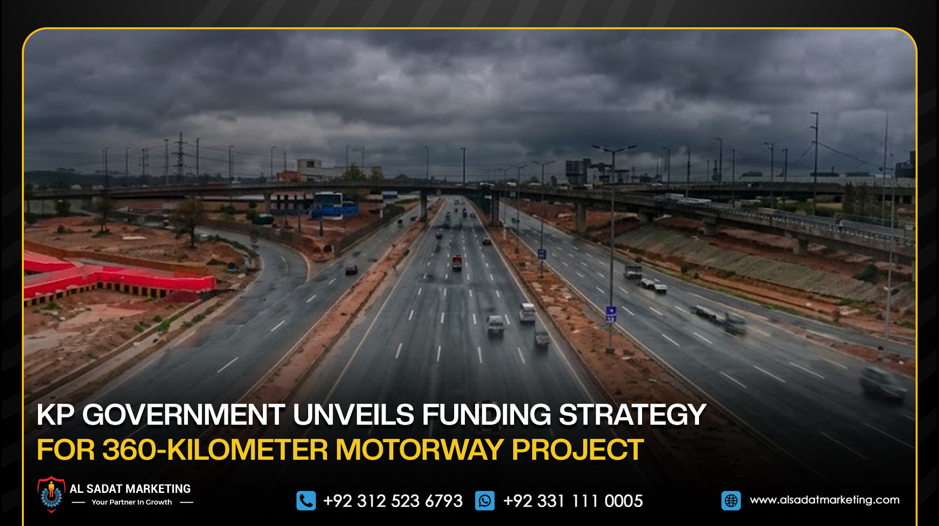 KP Government Unveils Funding Strategy for 360-Kilometer Motorway Project
