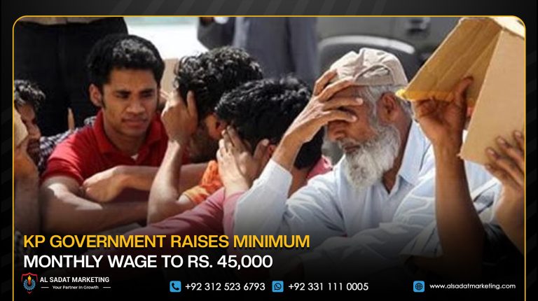 KP Government Raises Minimum Monthly Wage to Rs. 45,000