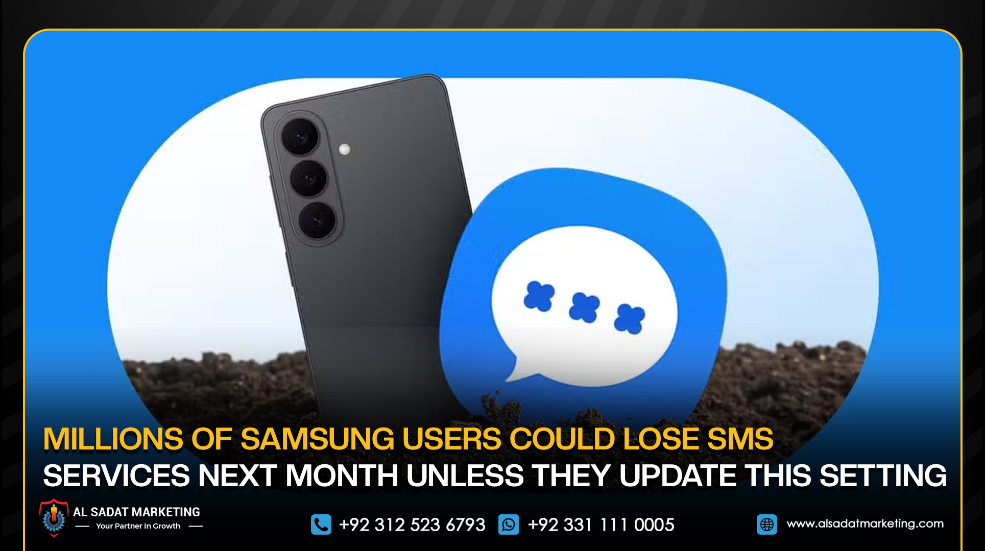 Millions of Samsung Users Could Lose SMS Services Next Month Unless They Update This Setting
