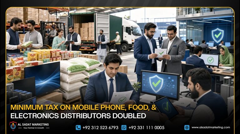 Minimum Tax on Mobile Phone, Food, and Electronics Distributors Doubled
